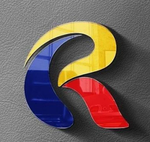Logo tiga warna Ruhmtech