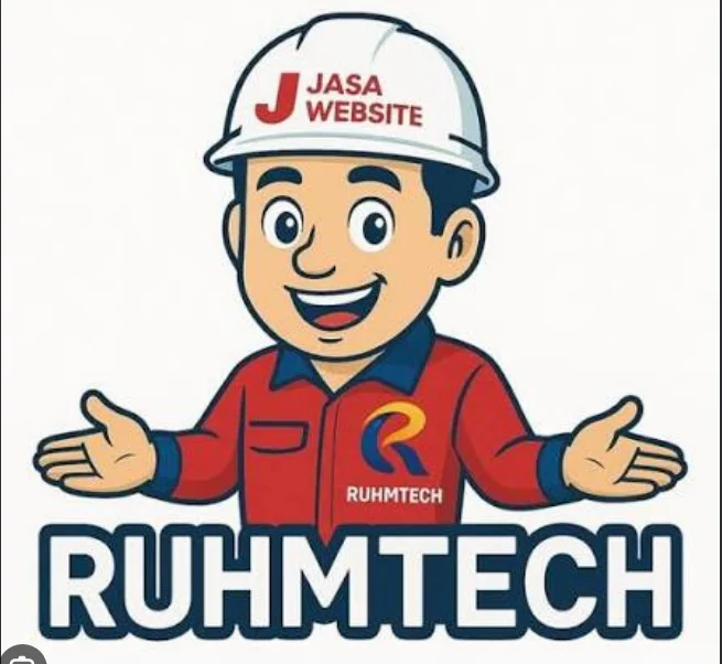 Maskot Ruhmtech Jasa Website